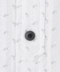 JOSEPH ABBOUD 【UVカット】オーガニックコットンプリッセ 七分袖シャツ