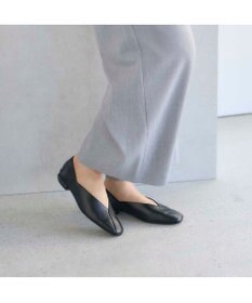 MODE ET JACOMO <carino>スクエアトゥフラットパンプス