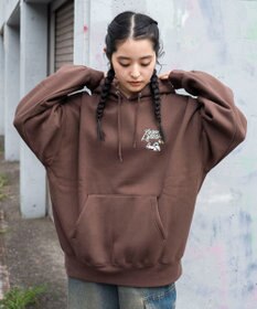 WEGO 【ユニセックス着用ITEM】別注BENDAVISグラフィックプルパーカー