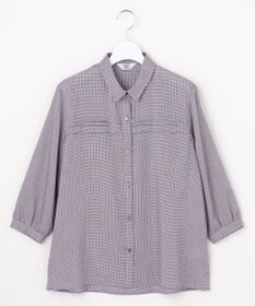 J.PRESS LADIES L 【シーンレスに活躍】ウォッシャブルキュプラツイル タックデザイン ブラウス