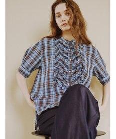 Te chichi チェックフリルブラウス《2026 SUMMER LOOK item》