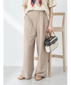 earth music&ecology タックワイドパンツ