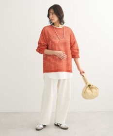 Green Parks メッシュニットチュニック