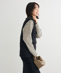 Green Parks ・Ｐｅｔｉｔ　Ｆｌｅｕｒ　シャギーニットベスト