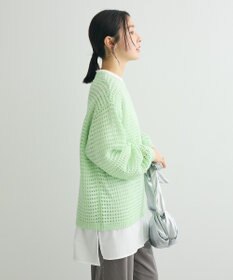 Green Parks メッシュニットチュニック