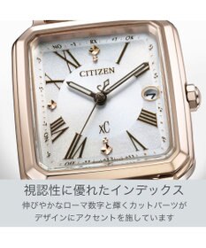 CITIZEN 【替えバンド付き電波時計】電池交換不要のスクエア2wayモデル ES9506-62A