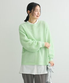 Green Parks メッシュニットチュニック