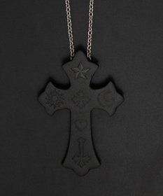 WEGO 【ユニセックス着用ITEM】MPUエンボスロゴクロスネックレス