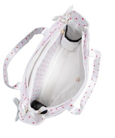 WEGO 【痛バ＆推し活グッズ】ファンシーハートレースアップ痛バッグS