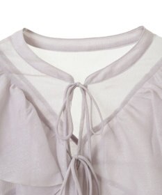 earth music&ecology シアーラッフルショートボレロ