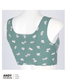 une nana cool MADE WITH ねずみのANDY【綿混】フラット仕上げノンワイヤーブラジャー