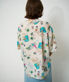 GRACE CONTINENTAL リゾートプリントシャツ