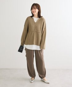 Green Parks サテンカーゴパンツ