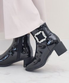 Bridget Birkin 【Bridget Birkin】ビジューバックルレインブーツ