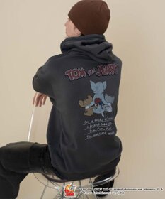 WEGO 【ユニセックス着用ITEM/25年秋冬新作】TOMandJERRYグラフィックプルオーバー