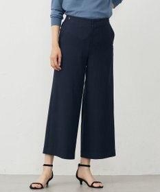 J.PRESS LADIES Shineシャンブレーツイル クロップド パンツ