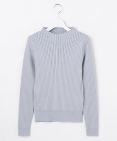 Feroux 【洗える】ロゴリブ プルオーバー ニット