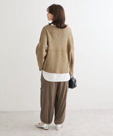 Green Parks サテンカーゴパンツ