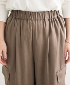 Green Parks サテンカーゴパンツ