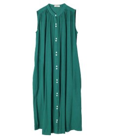 earth music&ecology ノースリーブギャザーワンピース