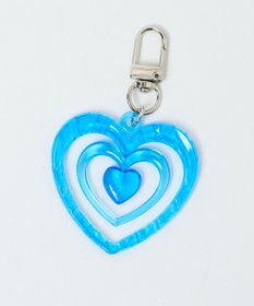 WEGO カラフルクリアハートミニキーホルダー