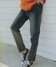 OP／FILA 【OP】刺繍付き美脚シルエットデニム