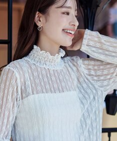 Tiaclasse 【安田美沙子さん着用・選べる4type】ハイネックカットソートップス