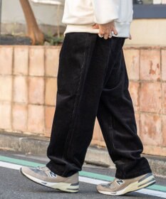 WEGO コーデュロイイージーワイドパンツ
