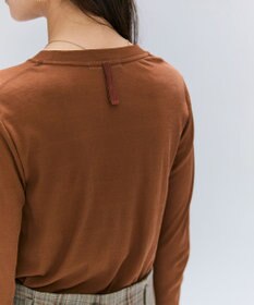 BEIGE， 【洗える】SORE / シアーコットンクルーネックカットソー