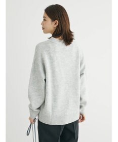 Green Parks ｆｕｗａっとメランジ前後差ニットプルオーバー