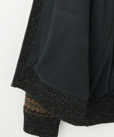 JOSEPH ABBOUD MOUNTAIN 【UNISEX】総裏フルZIPフェアアエル柄 ニットブルゾン