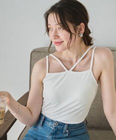 WEGO 【カップ付き】nachumoreホルターネックキャミ