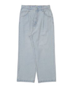WEGO 【ユニセックス着用ITEM/SMLサイズ展開】ルーズテーパードデニムパンツ