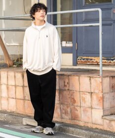 WEGO コーデュロイイージーワイドパンツ