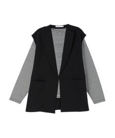 AMERICAN HOLIC ＳＥＴ　ベスト＋ロゴカットプルオーバー