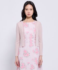 TOCCA EYELET AJISAI カーディガン ピンク系