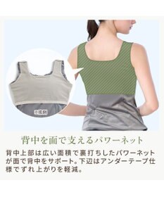 BRADELIS New York 【BRADELIS NewYork peace】シャイニーベロアブラキャミ25 カップ付き ブラトップ 補正 下着