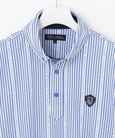 23区GOLF 【MEN】ロゴストライププリント 長袖シャツ