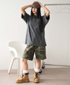 WEGO ヴィンテージウォッシュグラフィックビッグT