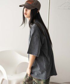 WEGO ヴィンテージウォッシュグラフィックビッグT