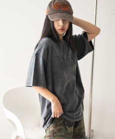 WEGO ヴィンテージウォッシュグラフィックビッグT