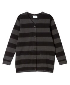 une nana cool ビッグボーダーカーディガン