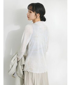 CRAFT STANDARD BOUTIQUE プリント柄スタンドネックプルオーバー