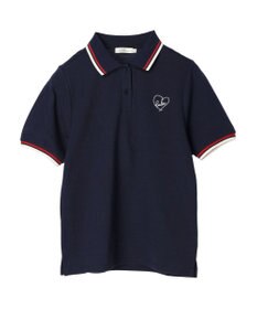 earth music&ecology ハートロゴ刺繍ポロ