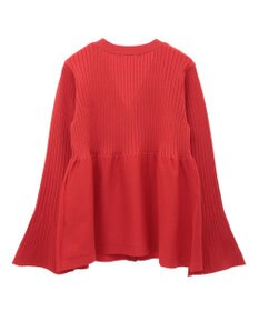 Green Parks ペプラムニットカーディガン