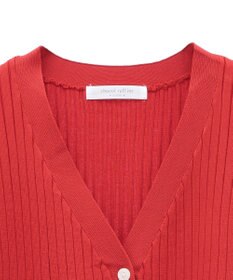 Green Parks ペプラムニットカーディガン