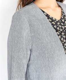 Tiaclasse 【吸水速乾・接触冷感・UVケア・防シワ・洗える】カチオンカラーレスジャケット