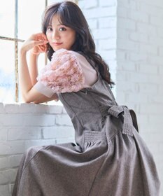 Feroux ブーケスリーブ ニットプルオーバー