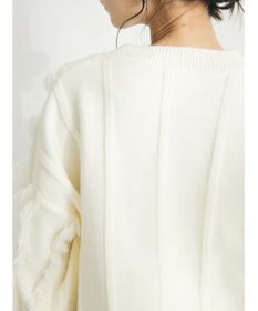 CRAFT STANDARD BOUTIQUE ボリュームフリンジニットプルオーバー