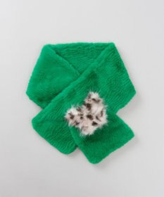 AURORA 【 ANNA SUI（アナ スイ）】バタフライエコファー差込マフラー(WASH)